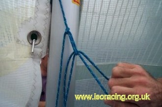 Pass the tail through the slip knot...