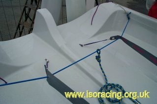 Keep the mainsheet in the boat.